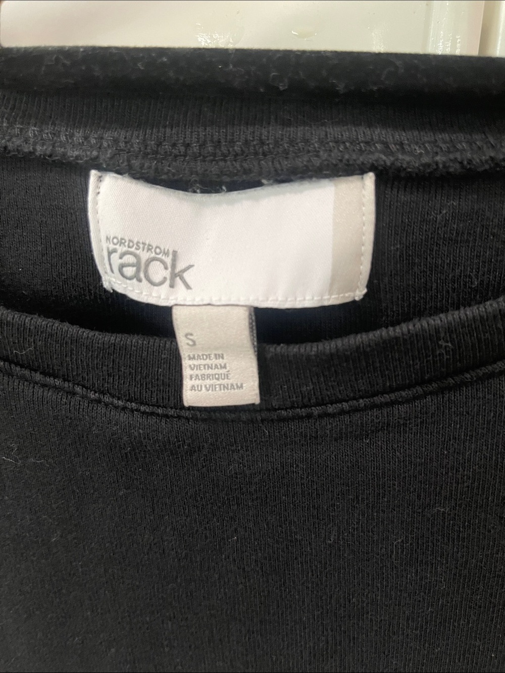 Nordstrom Rack Black Short Sleeve Crew neck Tee T-shirt Small 100% cotton pocket - Picture 3 of 9